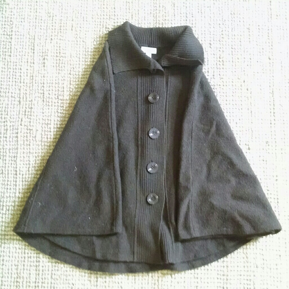 100% heavy wool cape